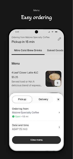 Malone Specialty Coffee Screenshot 2