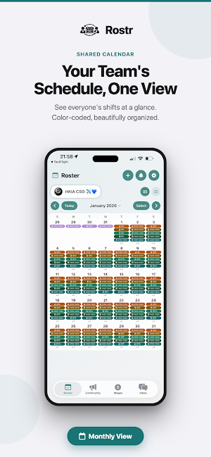 Rostr - Roster Sharing Screenshot 0