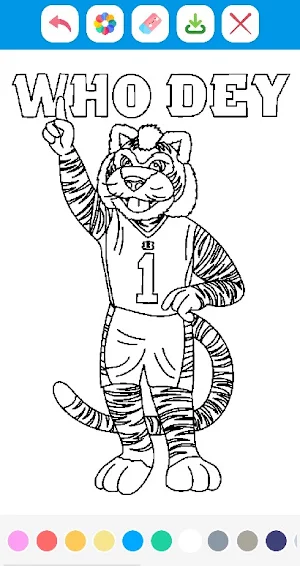 American Football Coloring Screenshot 3