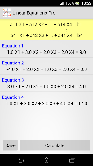 Linear Equations Pro Screenshot 1