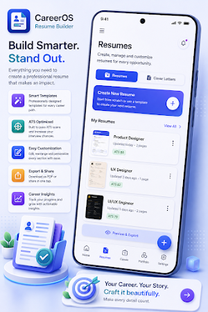 CareerOS: Resume Builder Screenshot 0
