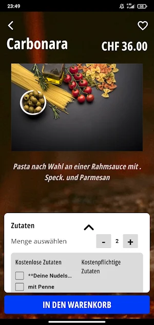 Pizzeria Othli Ottenbach Screenshot 2