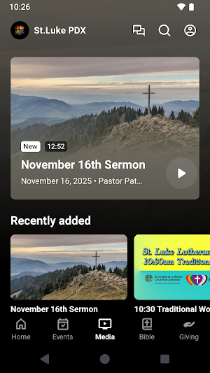 St. Luke Lutheran Church PDX Screenshot 2