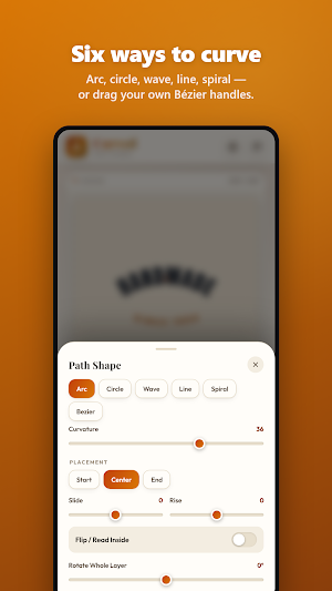 Curved Text Studio Screenshot 0