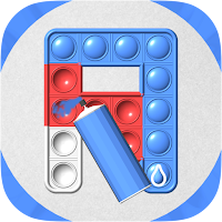 Pop It Fidget Paint Puzzle!