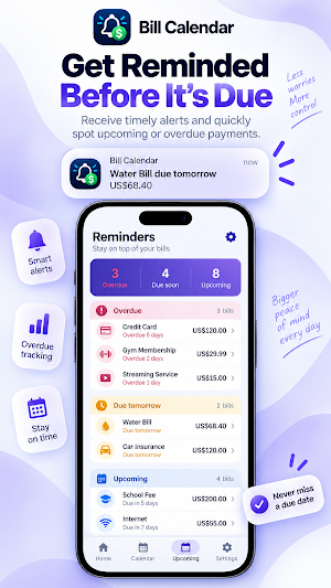 Bill Calendar & Bill Reminder Screenshot 3