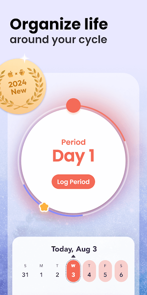Period Tracker Cycle Calendar Screenshot 0