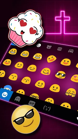 Cross Heartbeat Keyboard Theme Screenshot 2