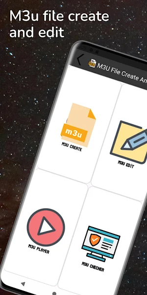 M3U Player: Edit, Test & Check Screenshot 0