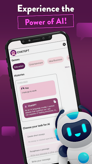 CHATGPT: Open AI Chatbot Screenshot 1