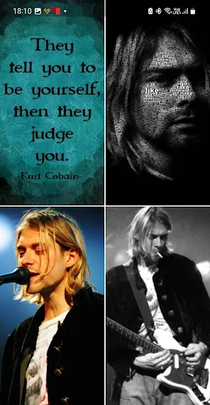 Kurt Cobain Nirvana Wallpapers Screenshot 1