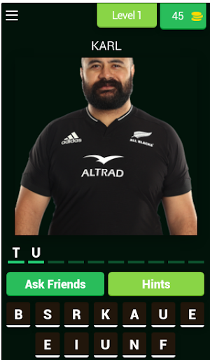 Guess All Blacks Players Screenshot 0