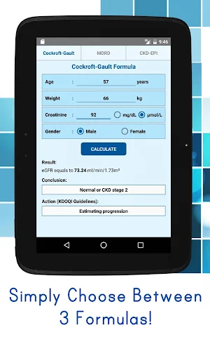 eGFR Calculators Pro: Renal or Kidney Function Screenshot 2
