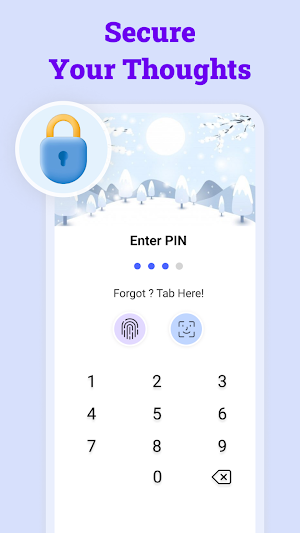 Diary With Lock Password Screenshot 1