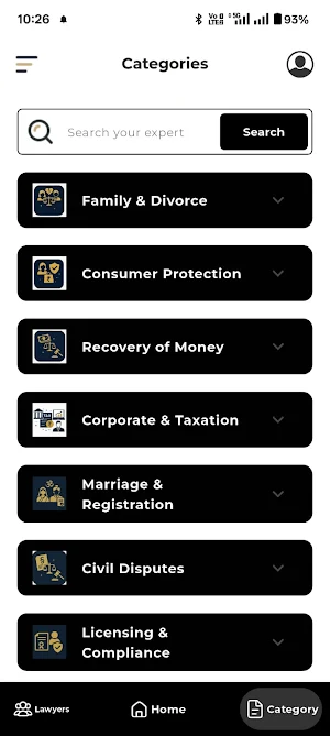 MyAdvocates Screenshot 1