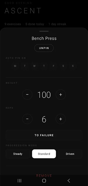 Ascent: Progressive Overload Screenshot 3