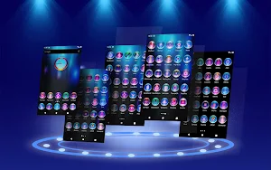 Colorful Glass Pix UI Icon Pack Free Screenshot 0