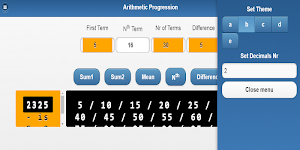 Arithmetic Progression Calculator Screenshot 3