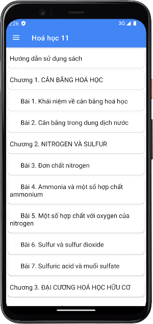 Hoá học Lớp11 Screenshot 3