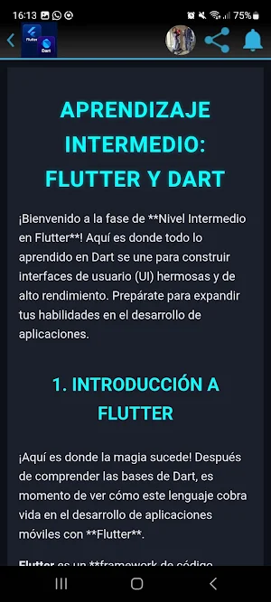 Flutter y Dart Curso Gratis Screenshot 1