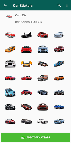 Car Stickers for WhatsApp Screenshot 3