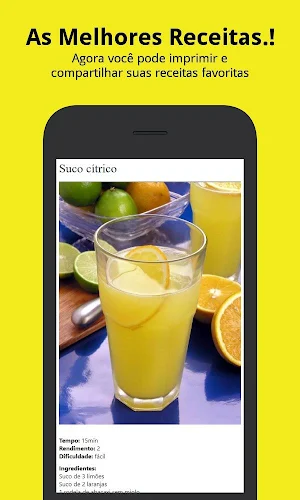 Receitas de sucos Screenshot 2