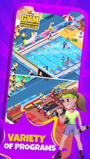 Fitness Club GYM Sport Tycoon Screenshot 2