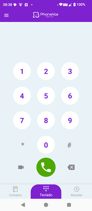 Phonevox SIP Screenshot 1