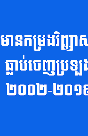 វិញ្ញាសាប្រឡងគ្រូបឋម គណិតវិឡា Screenshot 0