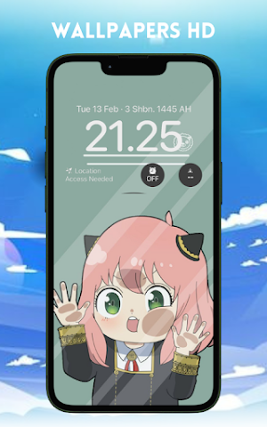 Kawaii Girl Anime Wallpaper Screenshot 0