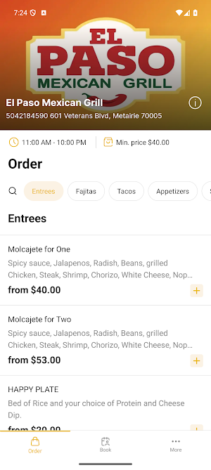 El Paso Mexican Grill Screenshot 0