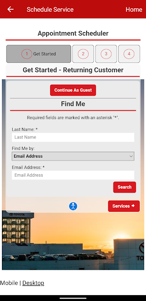 South Pointe Toyota Dealership Screenshot 2