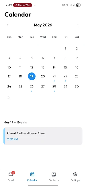 Examail Screenshot 1