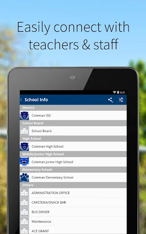 Coleman ISD Screenshot 1