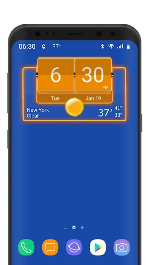 3D Flip Clock Theme Pack 05 Screenshot 3