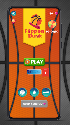 Flipper Dunk - Basketball Screenshot 0