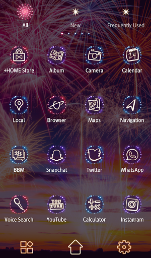 Sundown Fireworks Theme Screenshot 2