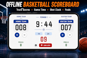 Offline Basketball Scoreboard Screenshot 0