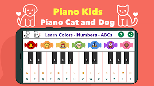Piano Kids. Piano Cat and Dog Screenshot 0