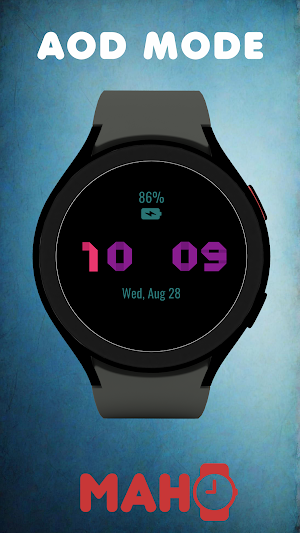 MAHO012 Wear OS Watch Face Screenshot 3