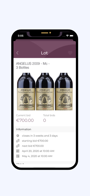 Best Wine Auction Screenshot 1