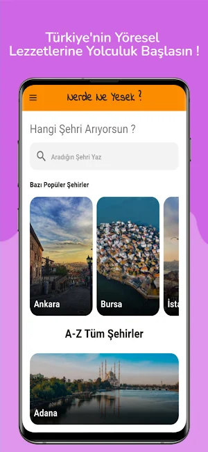 Nerde Ne Yesek ? Screenshot 0