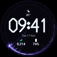 Arcline Digital Watch Face