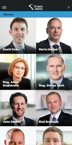 Finančna konferenca Screenshot 2