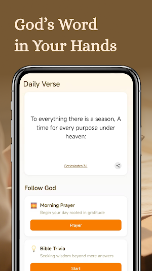 NKJV Bible Offline-Daily Verse Screenshot 0