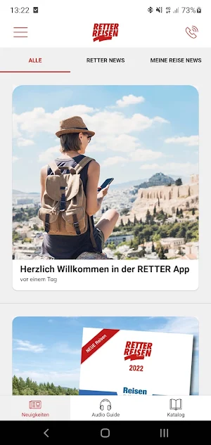 Retter Reisen App Screenshot 0