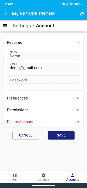 My SECURE PHONE Screenshot 3