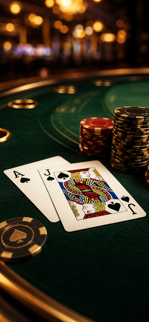 Blackjack 3D: 21 Casino Game Screenshot 0