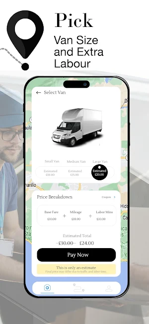 Courrier UK: Movers & Delivery Screenshot 2