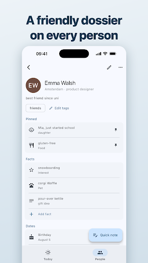Kinfolio: Personal CRM Screenshot 1